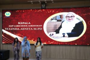 sambutan kepala SMP Labschool Kebayoran pada kegiatan dream smart 2025